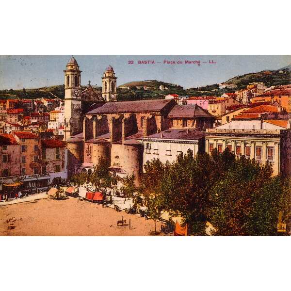 รูปถ่าย ฝรั่งเศส(France) คอร์สิคา(Corsica) โปสการ์ดเก่า(Old Postcards) บาสเทีย(Bastia) 1900-01 161