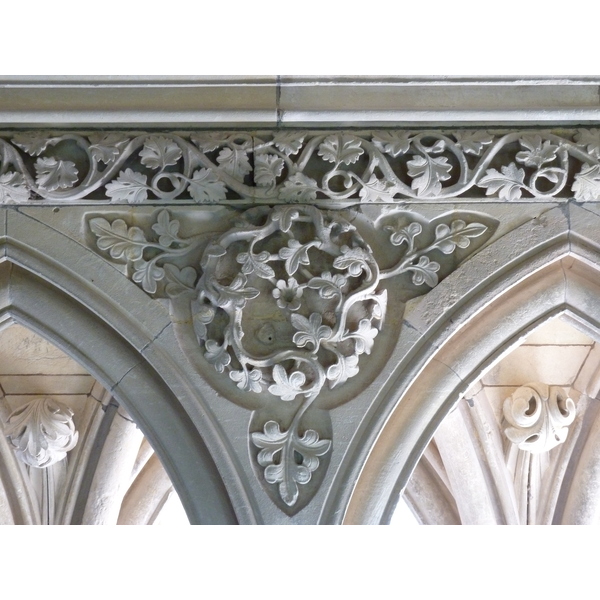 รูปถ่าย ฝรั่งเศส(France) มงแซ็งมีแชล(Mont St Michel) ระเบียงคดแอบบีมงแซ็งมีแชล(Mont St Michel Abbey Cloister) 2010-04 68