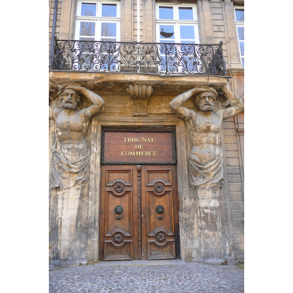รูปถ่าย ฝรั่งเศส(France) แอ็กซ์-อ็อง-โพรว็องส์(Aix en Provence) ถนนมีราโบ(Cours Mirabeau) 2008-04 23
