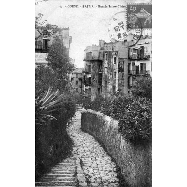รูปถ่าย ฝรั่งเศส(France) คอร์สิคา(Corsica) โปสการ์ดเก่า(Old Postcards) บาสเทีย(Bastia) 1900-01 136