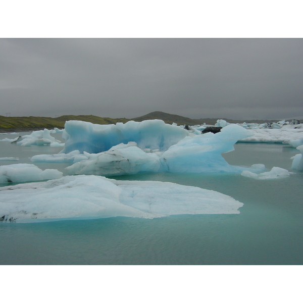รูปถ่าย ไอซ์แลนด์(Iceland) โจกูลซาร์ลง(Jokulsarlon) 2003-06 12