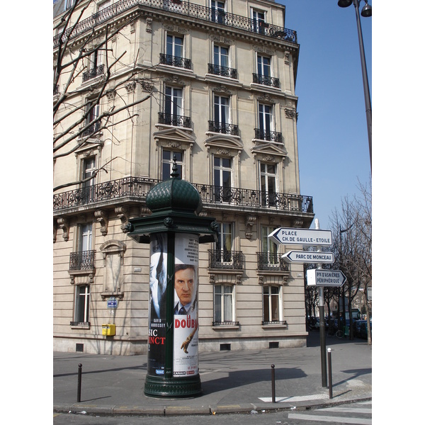 รูปถ่าย ฝรั่งเศส(France) ปารีส(Paris) คุ้มที่ 17 (17th Arrondissement) ถนนกูร์แซล(Boulevard de Courcelles) 2006-03 2