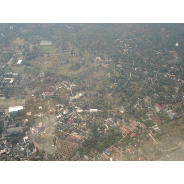รูปถ่าย ไทย(Thailand) เชียงใหม่(Chiang Mai) ถ่ายจากข้างบน(From the Sky) 2006-04 1