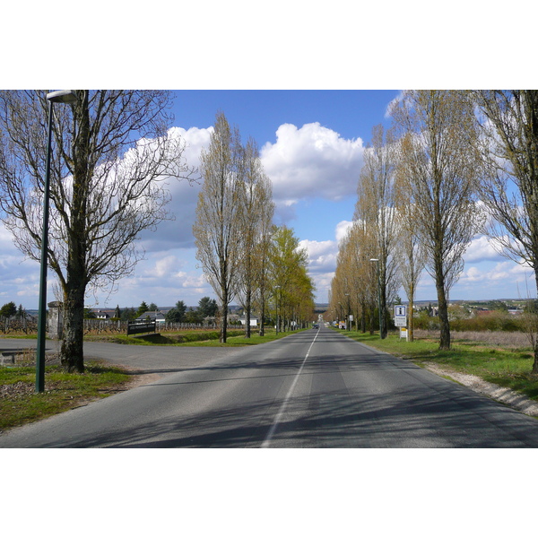 รูปถ่าย ฝรั่งเศส(France) อ็องบวซ(Amboise) ถนนจากเชอนงโซไปอ็องบวซ(Chenonceau to Amboise road) 2008-04 15