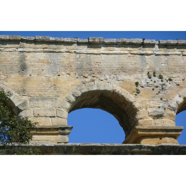รูปถ่าย ฝรั่งเศส(France) สะพานปงดูการ์(Pont du Gard) 2008-04 6