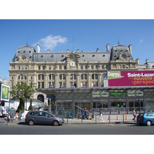 รูปถ่าย ฝรั่งเศส(France) ปารีส(Paris) สถานีรถไฟแซ็ง-ลาซาร์(Gare St Lazare) 2007-07 17