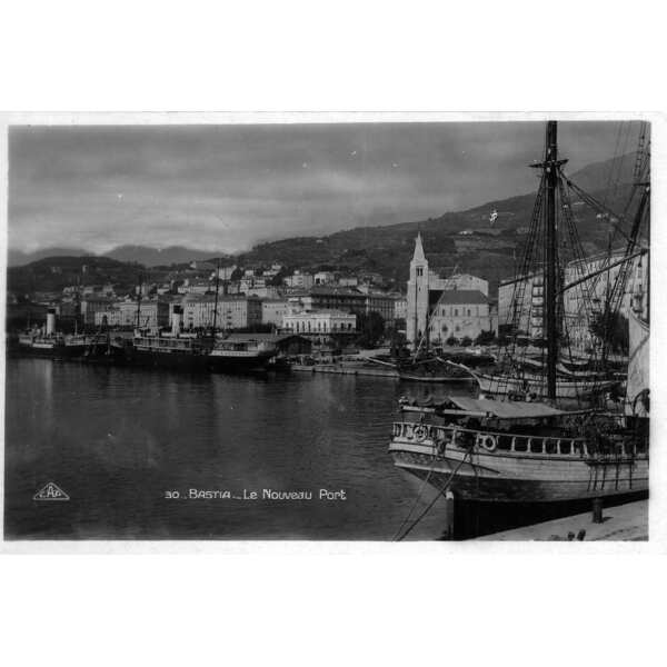 รูปถ่าย ฝรั่งเศส(France) คอร์สิคา(Corsica) โปสการ์ดเก่า(Old Postcards) บาสเทีย(Bastia) 1900-01 39