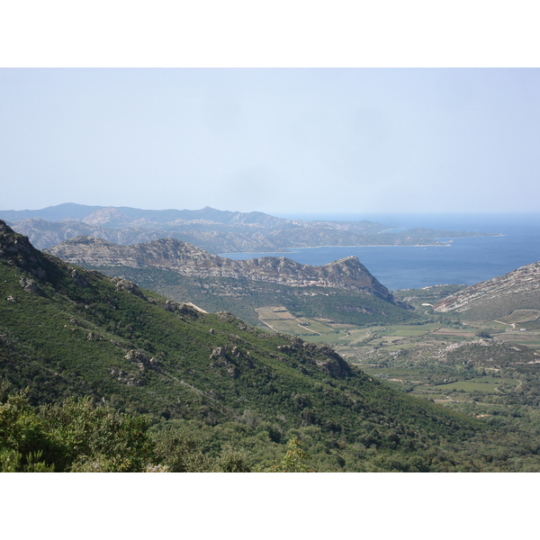 รูปถ่าย ฝรั่งเศส(France) คอร์สิคา(Corsica) ถนนจากบัสตียาไปแซ็งฟลอร็อง(Bastia to Saint Florent Road) 2006-09 14