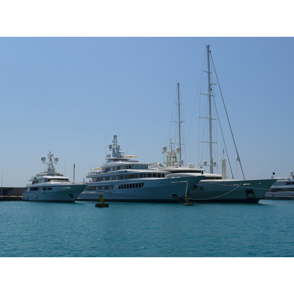 รูปถ่าย ฝรั่งเศส(France) อองทีป(Antibes) ท่าเรือโวบ็อง(Port Vauban) 2007-07 38