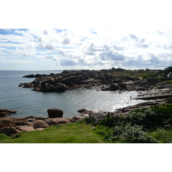 รูปถ่าย ฝรั่งเศส(France) แปร์รอส-กีแรก(Perros Guirec) หิน  แกรนิตชมพู (Cote de granite rose) 2007-08 49
