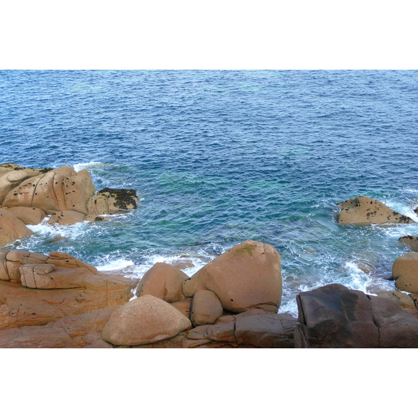 รูปถ่าย ฝรั่งเศส(France) แปร์รอส-กีแรก(Perros Guirec) หิน  แกรนิตชมพู (Cote de granite rose) 2007-08 44