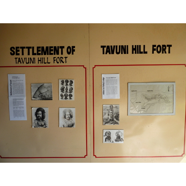 รูปถ่าย ฟิจิ(Fiji) ป้อมเนินเขาตาวูนี(Tavuni Hill Fort) 2010-05 29