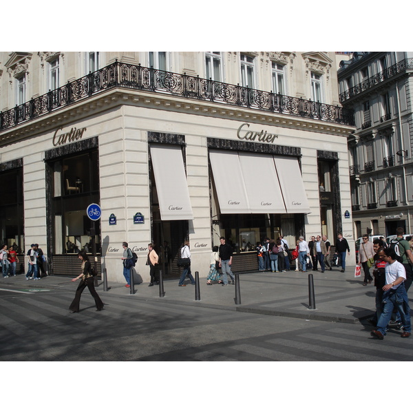 รูปถ่าย ฝรั่งเศส(France) ปารีส(Paris) ช็องเซลีเซ(Champs Elysees) 2006-04 26