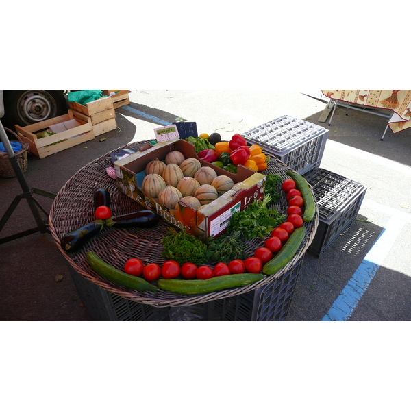 รูปถ่าย ฝรั่งเศส(France) เพรฟาย(Prefailles) ตลาดเปรฟาย(Market in Prefailles) 2007-07 12