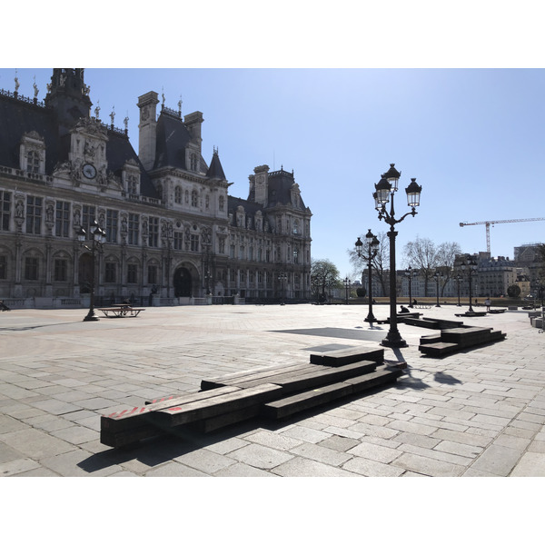 รูปถ่าย ฝรั่งเศส(France) ปารีสช่วงล็อกดาวน์(Paris lockdown) 2020-03 8