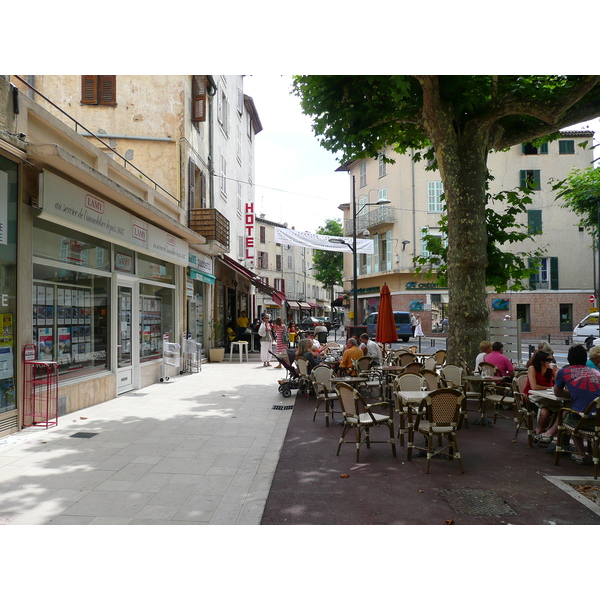 รูปถ่าย ฝรั่งเศส(France) วังซ์(Vence) จัตุรัสกร็องฌาร์แด็ง(Place du Grand Jardin) 2007-07 10