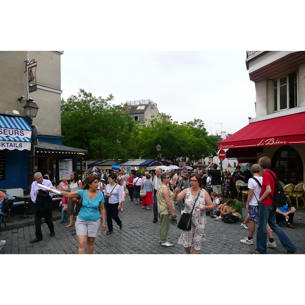 รูปถ่าย ฝรั่งเศส(France) ปารีส(Paris) จัตุรัสแตร์ทร์(Place du Tertre) 2007-06 19
