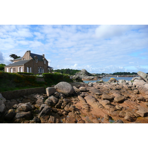 รูปถ่าย ฝรั่งเศส(France) แปร์รอส-กีแรก(Perros Guirec) หิน  แกรนิตชมพู (Cote de granite rose) 2007-08 69