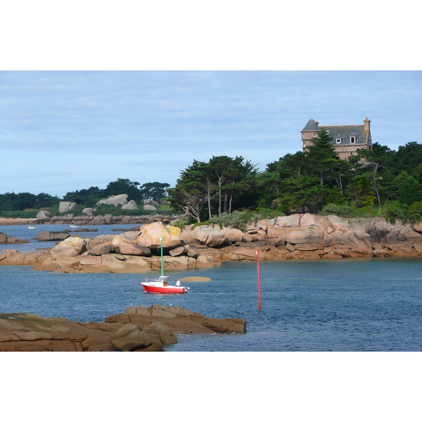 รูปถ่าย ฝรั่งเศส(France) แปร์รอส-กีแรก(Perros Guirec) หิน  แกรนิตชมพู (Cote de granite rose) 2007-08 68