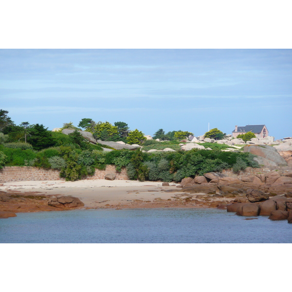 รูปถ่าย ฝรั่งเศส(France) แปร์รอส-กีแรก(Perros Guirec) หิน  แกรนิตชมพู (Cote de granite rose) 2007-08 74