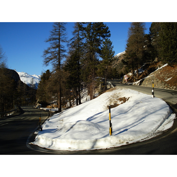 รูปถ่าย สวิสเซอร์แลนด์(Switzerland) จากปอนเตรซีนาไปลาโกเบียนโก(From Pontresina to Lago Bianco) 2007-01 83