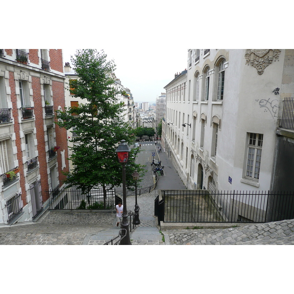 รูปถ่าย ฝรั่งเศส(France) ปารีส(Paris) มังท์มาร์เทรอ(Montmartre) 2007-06 13