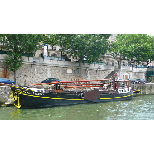 รูปถ่าย ฝรั่งเศส(France) ปารีส(Paris) เรือบรรทุกชมเมือง(Peniches Parisiennes) 2007-06 5
