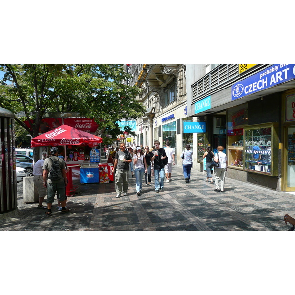 รูปถ่าย สาธารณรัฐเช็ก(Czech Republic) ปราก(Prague) จัตุรัสเวนเซสลาส(Vaclavske namesti) 2007-07 54