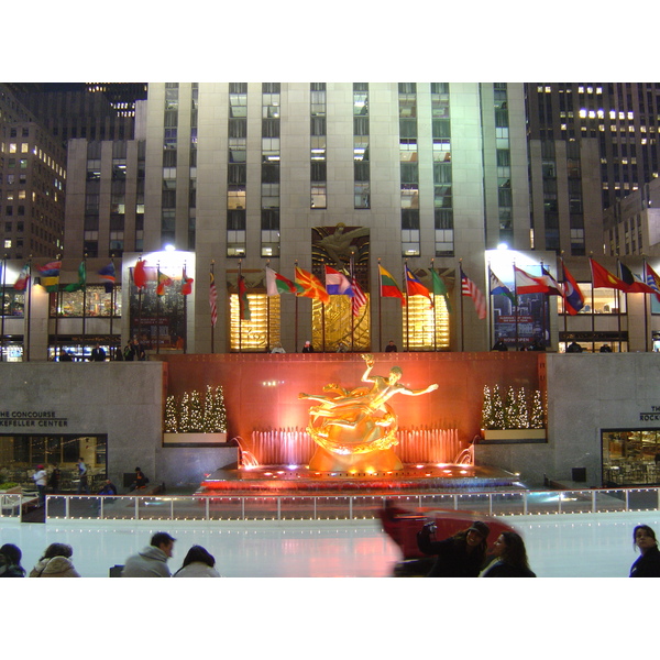 รูปถ่าย สหรัฐอเมริกา(United States) นิวยอร์ก(New York) ร็อกกีเฟลเลอร์เซ็นเตอร์(Rockefeller Center) 2006-03 6