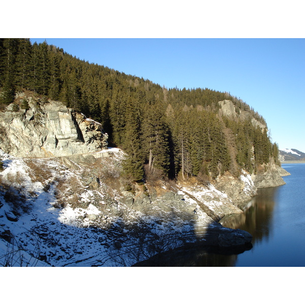 รูปถ่าย สวิสเซอร์แลนด์(Switzerland) ถนนจากคูร์ไปเซนต์มอริตซ์(Chur to St Moritz Road) 2007-01 2