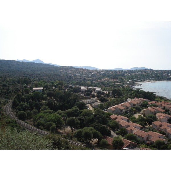 รูปถ่าย ฝรั่งเศส(France) คอร์สิคา(Corsica) ถนนจากลีล-รูสไปกาลวี(Ile Rousse to Calvi Road) 2006-09 6