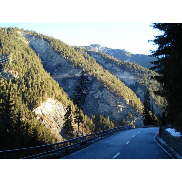 รูปถ่าย สวิสเซอร์แลนด์(Switzerland) ถนนจากคูร์ไปเซนต์มอริตซ์(Chur to St Moritz Road) 2007-01 87