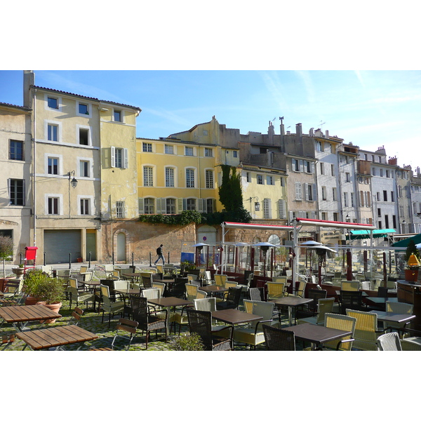 รูปถ่าย ฝรั่งเศส(France) แอ็กซ์-อ็อง-โพรว็องส์(Aix en Provence) ลานฟอรุมเดการ์เดอร์(Forum des Cardeurs) 2008-04 8