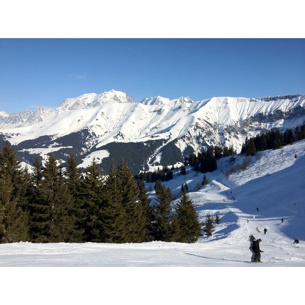 รูปถ่าย ฝรั่งเศส(France) เมแฌฟว์(Megeve) โรชบรุน(Rochebrune) 2012-02 1
