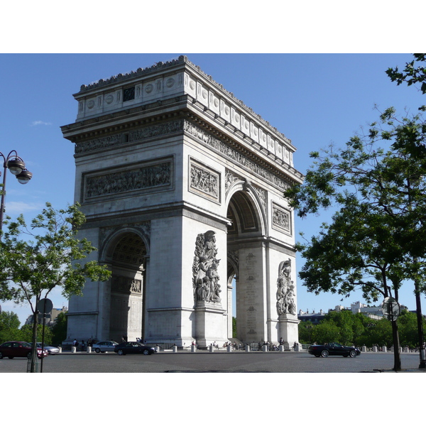 รูปถ่าย ฝรั่งเศส(France) ปารีส(Paris) ประตูชัย(Etoile and Arc de Triomphe) 2007-05 133