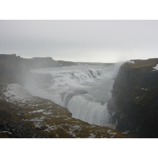 รูปถ่าย ไอซ์แลนด์(Iceland) กูลล์ฟอส(Gullfoss) 2003-03 20