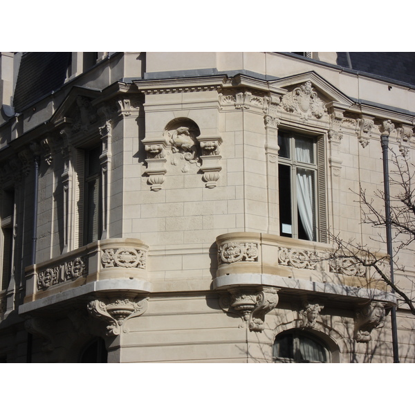 รูปถ่าย ฝรั่งเศส(France) ปารีส(Paris) บูเลอวาร์ด  มาเลแอร์บ(Boulevard Malesherbes) 2006-03 14