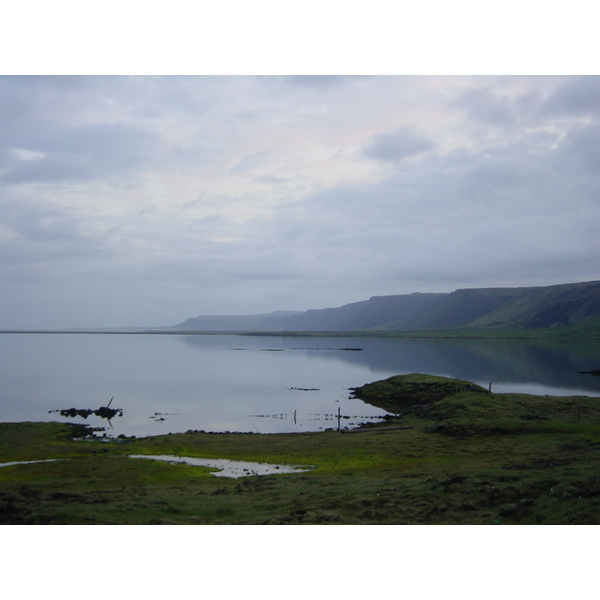 รูปถ่าย ไอซ์แลนด์(Iceland) ถนนหมายเลข 42 ใกล้เซลโวกูร์(Road 42 near Selvogur) 2003-06 9