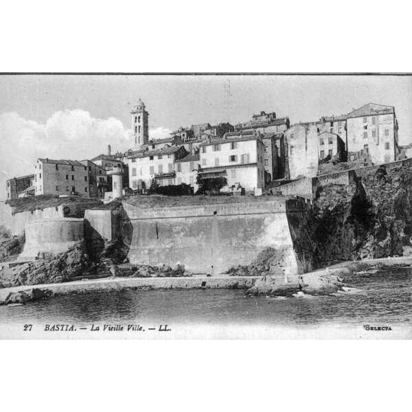 รูปถ่าย ฝรั่งเศส(France) คอร์สิคา(Corsica) โปสการ์ดเก่า(Old Postcards) บาสเทีย(Bastia) 1900-01 23