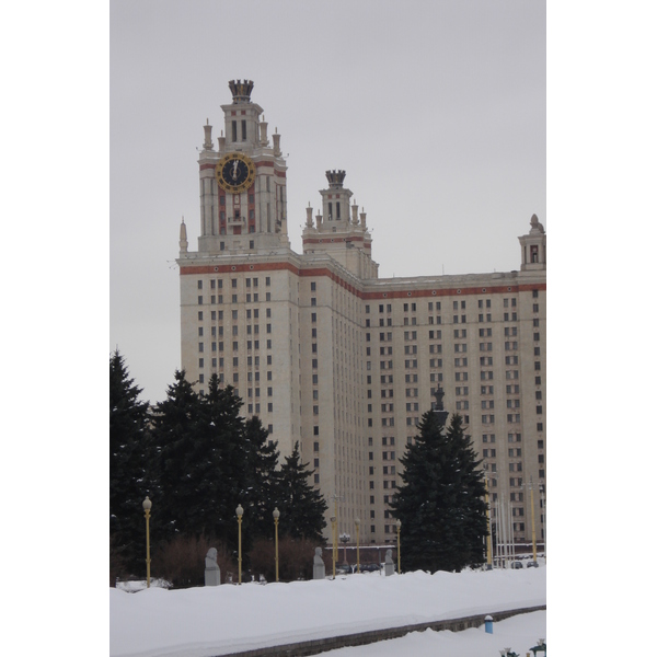 รูปถ่าย รัสเซีย(Russia) มอสโก(Moscow) มหาวิทยาลัยแห่งรัฐมอสโก(Moscow State University) 2006-03 18