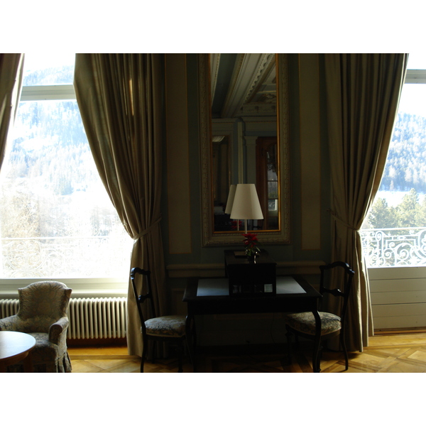 รูปถ่าย สวิสเซอร์แลนด์(Switzerland) ปองเทรซีน่า(Pontresina) โรงแรมแกรนด์โครเนนโฮฟ(Grand Hotel Kronenhof) 2007-01 38