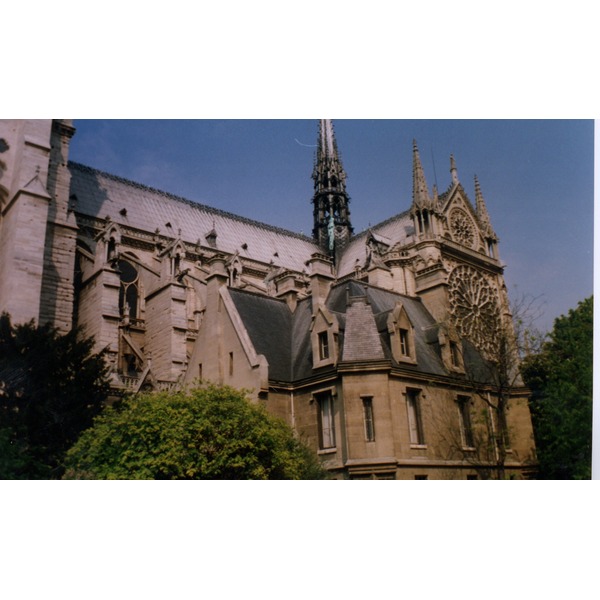 รูปถ่าย ฝรั่งเศส(France) ปารีส(Paris) มหาวิหารน็อทร์-ดาม(Notre Dame) 1996-05 3