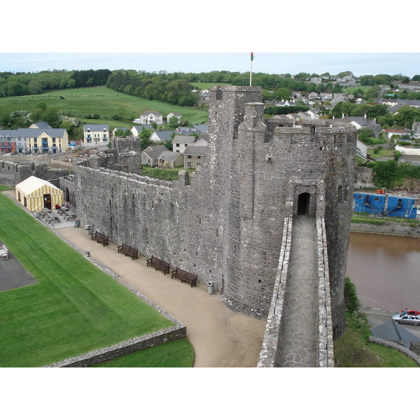 รูปถ่าย อังกฤษ(United Kingdom) เปมโบรคเชอร์(Pembrokeshire) เปมโบรค(Pembroke) ปราสาท(Castle) 2006-05 29