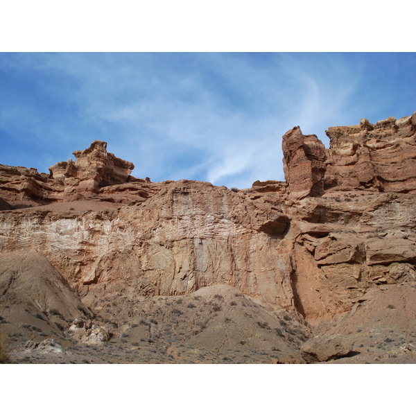 รูปถ่าย คาซัคสถาน(Kazakhstan) หุบผาชารึน(Charyn Canyon) 2007-03 134
