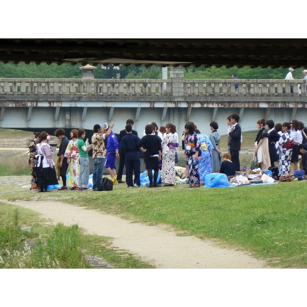 รูปถ่าย ญี่ปุ่น(Japan) เกียวโต(Kyoto) แม่น้ำคาโมะ(Kamo River) 2010-06 19