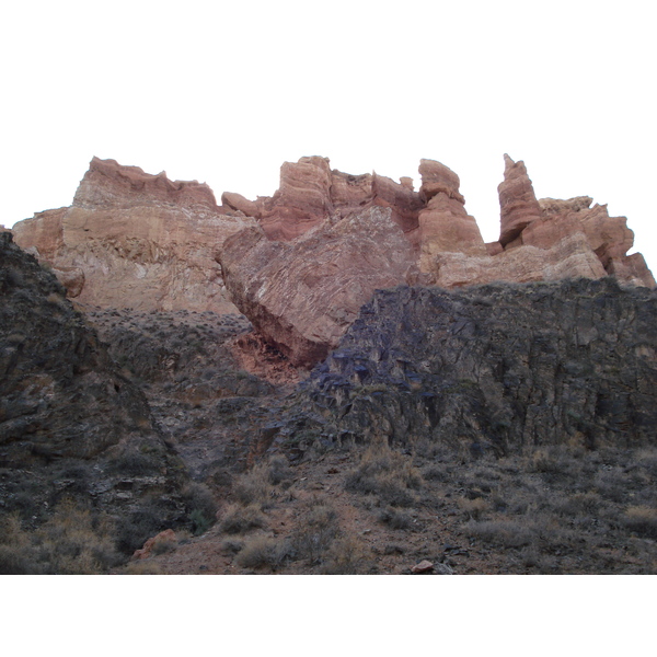 รูปถ่าย คาซัคสถาน(Kazakhstan) หุบผาชารึน(Charyn Canyon) 2007-03 206