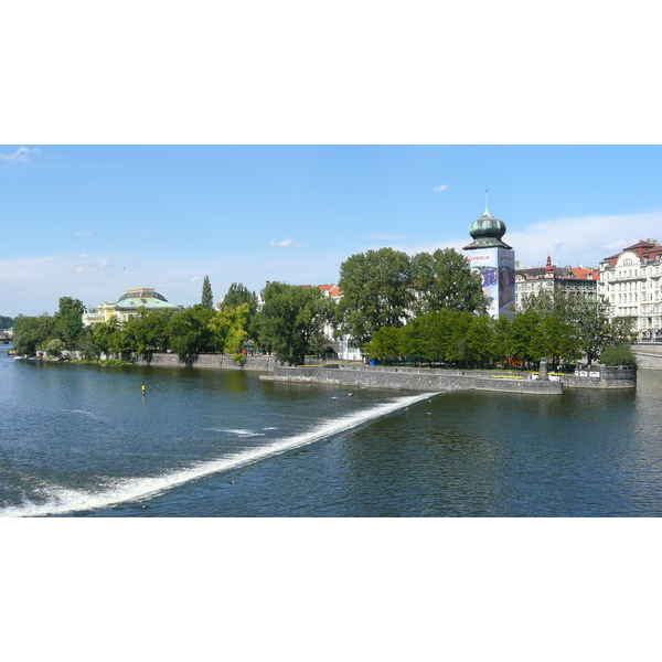 รูปถ่าย สาธารณรัฐเช็ก(Czech Republic) ปราก(Prague) แม่น้ำวัลตาวา(Vltava river) 2007-07 27
