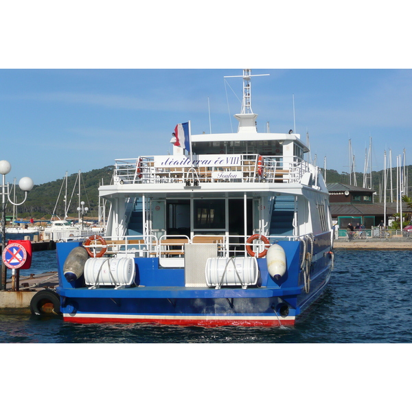 รูปถ่าย ฝรั่งเศส(France) เกาะปอร์เกอรอล(Porquerolles Island) ท่าเรือปอร์เกอรอล(Porquerolles harbour) 2008-05 44