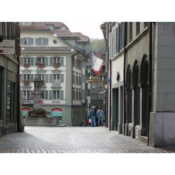 รูปถ่าย สวิสเซอร์แลนด์(Switzerland) ลูเซิร์น(Lucerne) 2001-10 13