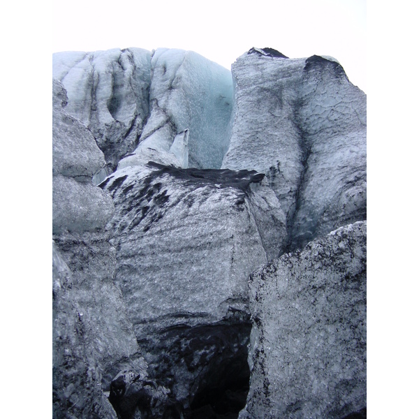 รูปถ่าย ไอซ์แลนด์(Iceland) เมียร์กาลส์โจกูล(Myrdalsjokull) 2003-03 17